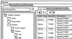 Content Browser wireframe